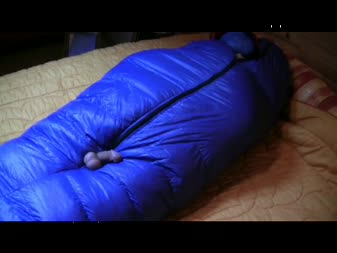 DuvetNyl Down and plastic Bondage and blowjobs - Parkasite Slave And Sex