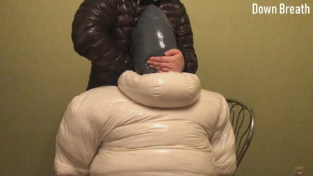 Down Breath - Down suit and plastic breath play